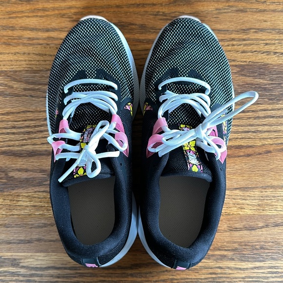 Nike Women's Downshifter 9 SE Black Light Pink Running Shoes 9 - Picture 8 of 11